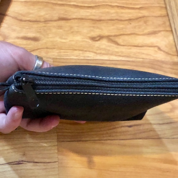 DOONEY & BOURKE | VINTAGE DB BLUE EAST WEST SIGNATURE COIN CARD PURSE SMALL - Picture 11 of 16